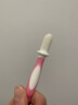 贝亲（Pigeon）牙刷 婴儿训练牙刷 柔软刷毛 1阶段训练牙刷 粉色 6-8月 11534 实拍图