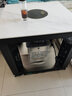 仕太天然气取暖桌气电两用烤火炉岩板电暖桌烤火炉子燃气取暖器正方形家用客厅多功能煤气烤火炉打火锅 80气电岩板白色方桌+烤箱+晾衣杆 实拍图