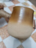 瓷牌茗茶具（cipaiming teaset）茶壶粗陶烧水壶户外酒精炉煮茶壶陶瓷围炉煮茶茶具套装 渐变条纹月芸侧把壶 实拍图