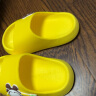 巴布豆儿童拖鞋男女童宝宝软底居家浴室夏季凉拖鞋 黄色 150码 晒单实拍图