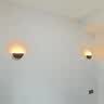 炬胜 简约壁灯北欧现代床头卧室客厅灯LED创意温馨背景墙过道灯 黑色大号-7W暖光 实拍图