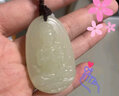 玉菲雅和田玉十二生肖吊坠观音青玉坠男守护神女本命佛项链普贤菩萨挂件 属鼠-千手观音（中号） 实拍图