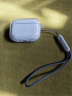 ESCASE airpods pro二代保护套airpods pro2保护套苹果无线蓝牙耳机防摔防尘硅胶透明 裸机美感+挂绳 实拍图