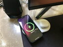 贝尔金（BELKIN）苹果无线充电器 Qi2认证磁吸无线快充 iPhone15W快充 兼容MsgSafe快速充电 面板式二合一 套装白 实拍图