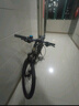 凤凰（Phoenix）折叠山地自行车男女成人学生青少年单车双减震碟刹轻便变速折叠车 黑橙辐条轮/显档变速/三套全轴承 24速高配-24寸（身高145-170CM） 实拍图