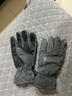 361°手套男冬季麂皮绒全指加绒加厚保暖骑车防风防寒触屏户外女骑行装 保暖手套-时尚灰 实拍图
