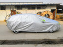 牧安 福特福克斯两厢三厢车衣车罩防晒防雨隔热牛津布汽车全车罩车衣 加绒款银色 福克斯两厢 实拍图