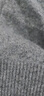 百图betu女装秋季新款毛衣羊毛半高领百搭女长袖毛衣2309D04 灰色 XL 实拍图
