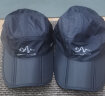 诺芝萌  可折叠速干帽子 男女士夏季棒球帽 鸭舌帽 太阳帽遮阳帽 NM767 藏青色 可调节 实拍图