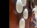 聚御瓷品茗杯潮汕家用功夫茶杯套装羊脂玉白瓷小茶杯陶瓷喝茶杯子闻香杯 大禅心杯[6*3.7cm] 60ml 8只 实拍图