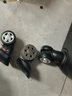 行李箱轮子配件万向轮替换维修密码旅行皮箱包滑滚轮轱辘耐磨静音 W055#黑色一对 实拍图