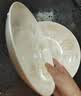 红牡丹 陶瓷餐具家用饭碗面碗带盖大汤碗中式西餐牛排盘 一季花开 8英寸饭盘4个 实拍图