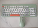 航世（BOW）MK221 无线键盘鼠标套装 混彩复古巧克力无线键鼠 笔记本台式通用键鼠套装 橙灰绿 晒单实拍图