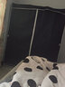 爱美穗简易衣柜家用卧室组装单人宿舍布衣柜出租房结实耐用收纳小号衣橱 宽128窗帘卡其色(挂衣款 2门 x 组装 实拍图