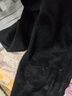 花花公子（PLAYBOY）休闲裤男士秋冬款直筒宽松裤子男商务舒适弹力免烫西装裤长裤男装 105黑色 加绒 31 实拍图