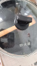 炊大皇（COOKER KING）中国红28cm平底锅 不粘锅 牛排煎蛋煎锅 电磁炉通用 ZH28JG 实拍图