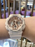 卡西欧（CASIO） 女表G-SHOCK GIRLS防震运动樱花粉石英表日韩表女士腕表送女友 GMA-S120MF-4A樱花粉 实拍图