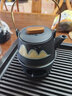 木客粗陶日式焙茶炉温茶器套装陶瓷茶壶花茶蜡烛加热保温暖炉茶道配件 实拍图