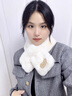 动荡橙小熊围巾女秋冬学生韩版毛绒交叉围脖冬天保暖甜美可爱加厚小脖套 DWJ41 白色 实拍图