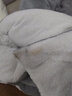 南极人（Nanjiren）牛奶绒被子冬天双面加绒加厚冬季棉被单人宿舍被芯盖被春秋垫被褥 TT浅灰【双面加绒 3秒速暖】 180*220cm/7斤 实拍图