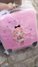 君通儿童行李箱可坐可骑儿童行李箱男女生小型20英寸拉杆箱可定制 浅粉红色 20英寸光面公主 拉链 20英寸 晒单实拍图