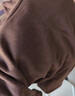 真维斯（JEANSWEST）打底衫女加绒长袖t恤女装半高领秋冬新款上衣服修身保暖内搭加厚 咖啡 纯色 M 实拍图
