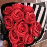 初朵 11朵红玫瑰花束礼盒鲜香皂花同城配送520情人节礼物生日送女朋友 实拍图