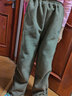 乐班比女童休闲裤新款加绒儿童秋冬女孩直筒裤子学生女大童阔腿裤冬季款 卡色加绒 160 (建议身高160CM) 实拍图