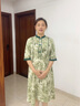 俞兆林妈妈装夏装短袖连衣裙中老年女装婆婆气质裙子女 Y242Q1001 实拍图