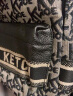 CLEVER & KETCH轻奢女包包新款2023背包时尚百搭刺绣大容量帆布旅行双肩包书包 黑色 晒单实拍图