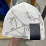 ARC'TERYX始祖鸟 BIRD HEAD TOQUE 男女同款 滑雪绒线帽 极地白/雅致棕 均码 实拍图