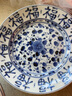 陶趣居 日本进口蓝凛堂釉下彩陶瓷大圆盘餐具日式餐盘饺子盘青花9.3英寸 福字文 实拍图