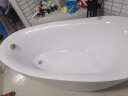 科勒（KOHLER）原厂家用椭圆形无缝独立式亚克力浴缸K-11195T欧式小户型浴盆 k-11195浴缸+空缸配置 1.4m 晒单实拍图