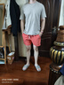 PAUL DRREHOR 保罗·德雷尔240重磅纯棉短袖t恤男高档纯色简约休闲基础款内搭半袖打底衫 卡其 XL  140-155斤 实拍图