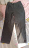 伊芙丽秋冬新款垂坠显瘦设计感高级温柔显瘦百搭气质上班通勤西装裤 深灰 S 95-110斤 实拍图