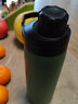 btif直饮保温杯男士大容量运动水杯便携直身杯学生便携实用不锈钢水杯 梧枝绿【防摔防漏】 600ml 实拍图