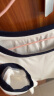 茵曼（INMAN）撞色罗纹棉U领短袖T恤2024夏女装新款修身气质休闲通勤短款上衣 牙白色 M 晒单实拍图