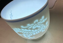 景德镇釉下彩青花玲珑龙凤杯手工甜白釉家用品名杯茶杯主人杯单个品茗杯 雕刻龙凤对杯 实拍图