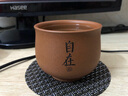金镶玉马晓君老师全手工  宜兴原矿紫砂  刻绘茶杯茶具主人杯礼盒装 马晓君段泥自在紫砂杯 实拍图