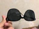 GM明星同款墨镜男女通用高级感新款潮流防晒网红太阳镜 黑框3点 D款 实拍图