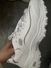 斯凯奇（Skechers）女鞋厚底增高老爹鞋百搭休闲鞋耐磨透气运动鞋女 WTRG白/金 36 实拍图