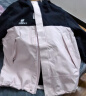 骆驼（CAMEL）拼色夹棉冲锋衣男女情侣棉服防风防水外套户外登山服 A23CA70136幻影黑/木黛色，女 M 实拍图