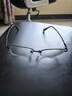 奥杰近视眼镜男有度数超轻半框近视镜可配100 150 200 250 300 350度 镜片折射率1.67（超薄） 双眼近视-175度 (含镜盒镜布) 实拍图