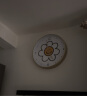 BBA挂钟现代简约时钟创意轻奢挂墙钟表客厅装饰石英钟 -B太阳花12寸 实拍图