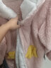 猫人（MiiOW）儿童法兰绒浴袍女童睡衣加厚宝宝睡袍珊瑚绒中大男童装秋冬季 粉色 160cm（145-155cm，70-95斤） 晒单实拍图