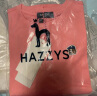 哈吉斯（HAZZYS）品牌童装哈吉斯男童圆领衫夏季新品中大童纯色简约短袖T恤 凫蓝色 110cm 晒单实拍图