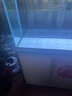 森森（SUNSUN）鱼缸水族箱含鱼缸过滤器灯大型金鱼缸 珍珠白 时尚款1.2米长34.6cm宽底滤 带棉+滤材 实拍图