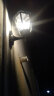 灯力户外壁灯美式复古阳台庭院灯美式过道楼梯室外LED背景墙壁灯 黑色小弯六角壁灯-12w暖光 晒单实拍图
