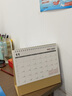 锦兔 2026年台历带周数韩式创意大气日历2026大格子极简约桌面摆件办公打卡计划表可定制做企业广告 牛皮纸架中号白色 实拍图