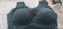 墨茉（MORIMUIR）新款一体固定文胸罩杯内衣女士无痕睡眠美背心聚拢无钢圈柔软上托 墨蓝色 3L码【建议120-140斤】 实拍图